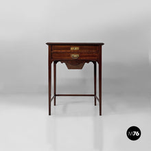 将图片加载到图库查看器，Console with mirror in wood, 1930s
