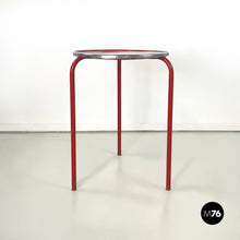 Load image into Gallery viewer, Coffee table in red metal, 1980s
