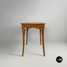 将图片加载到图库查看器，Wooden inlaid coffee table, 1910s
