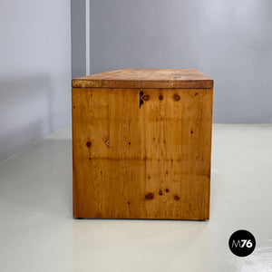 Console table in wood, 1970s