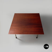 画像をギャラリービューアに読み込む, Coffe table in wood and metal, 1960s
