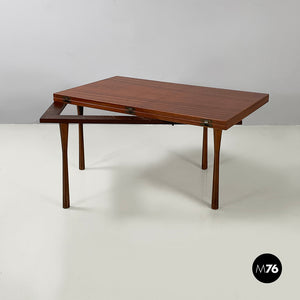 Coffee table with extendable top in wood, 1960s