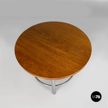 Carica l'immagine nel visualizzatore di Gallery, Coffe table in wood and metal, 1930s
