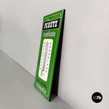 画像をギャラリービューアに読み込む, Wall thermometer Perutz in metal, 1950s
