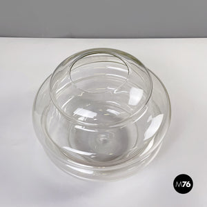 Glass vase by Roberto Faccioli, 1990s