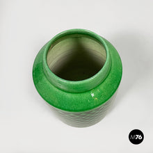 Carica l'immagine nel visualizzatore di Gallery, Green ceramic vase, 1960s
