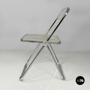 Chairs Plia by Giancarlo Piretti for Anonima Castelli, 1970s