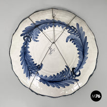 Load image into Gallery viewer, Glazed ceramic plate by Alba Docilia Albisola, 1950s
