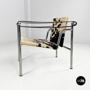 Armchair LC1 by Le Corbusier Pierre Jeanneret and Charlotte Perriand for Cassina, 1970s