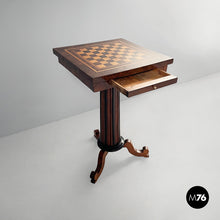 Load image into Gallery viewer, Wooden chessboard table, 1930s
