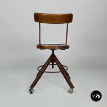Load image into Gallery viewer, Chair in wood and metal, 1940s
