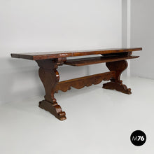 Carica l'immagine nel visualizzatore di Gallery, Wooden refectory dining table, 1700s
