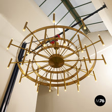 将图片加载到图库查看器，Huge chandelier by Gaetano Sciolari for Sciolari Lumi D'Arte, 1966
