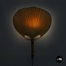 Carica l'immagine nel visualizzatore di Gallery, Wall lamps Uchiwa by Ingo Maurer for M-Design, 1970s
