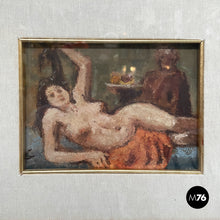 Load image into Gallery viewer, Oil painting on cardboard , 1974
