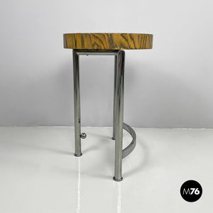 Wooden and metal coffee table, 1970s