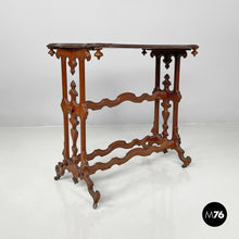 Load image into Gallery viewer, Wooden coffee table with casters, 1800s
