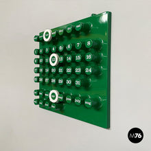 Load image into Gallery viewer, Wall perpetual green calendar by Giorgio Della Beffa for Ring A Date, 2000-2010s
