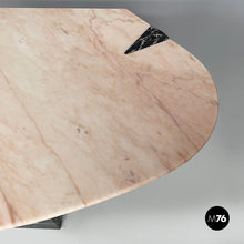 Load image into Gallery viewer, Wall console in black and pink marble, 1980s
