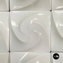 Load image into Gallery viewer, Wall lamps in white plexiglass, 1980s

