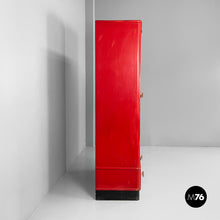 Load image into Gallery viewer, Wooden wardrobe with Murano glass handles, 1930s
