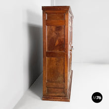 Load image into Gallery viewer, Wooden wardrobe with decorated doors, 1800s

