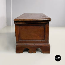 Load image into Gallery viewer, Chest with folding top in wood, 1600s
