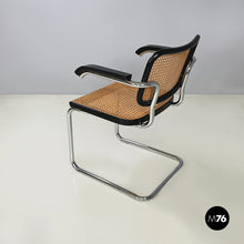 画像をギャラリービューアに読み込む, Chair with armrests Cesca by Marcel Breuer for Gavina, 1960s
