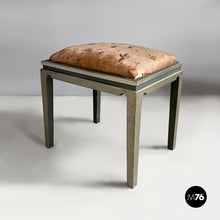 Charger l'image dans la galerie, Makeup console with mirror and stool in wood, 1930s
