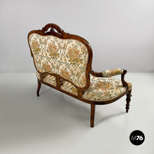 Load image into Gallery viewer, Sofa in fabric and wood, 1930s
