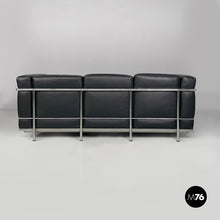 画像をギャラリービューアに読み込む, Sofa LC2 by Le Corbusier, Jeanneret and Perriand for Cassina, 1980s
