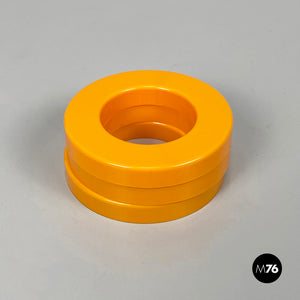 Orange rings for the perpetual wall calendar by Ring A Date, 2020s