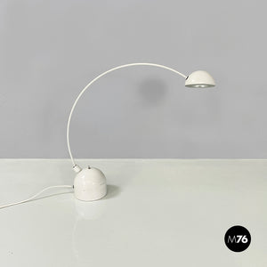 Adjustable table lamp in white metal, 1970s
