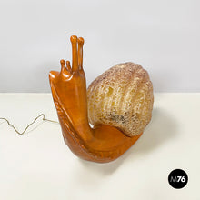 Load image into Gallery viewer, Sculptural table lamp Snail by Marzio Cecchi for Dimensione Fuoco, 1960s
