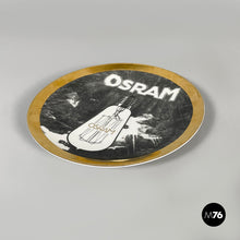 将图片加载到图库查看器，Decorative plate Osram by Fornasetti, 1970s
