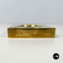 Load image into Gallery viewer, Square ashtray in brass, 1960s
