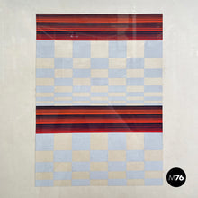 Load image into Gallery viewer, Geometrical painting on paper, 1990s
