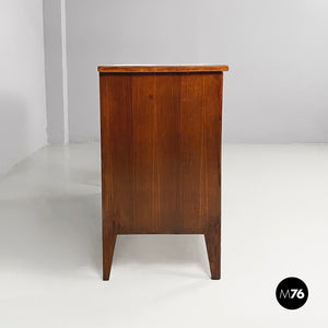 Desk with drawers in wood and formica, 1960s