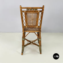 Charger l&#39;image dans la galerie, Outdoor chair  in rattan, early 1900s
