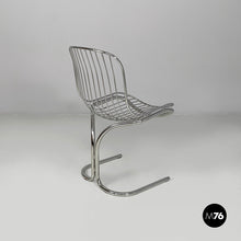 将图片加载到图库查看器，Chairs in steel, 1970s
