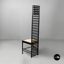 将图片加载到图库查看器，Chairs Hill House by Charles Rennie Mackintosh for Cassina, 1980s
