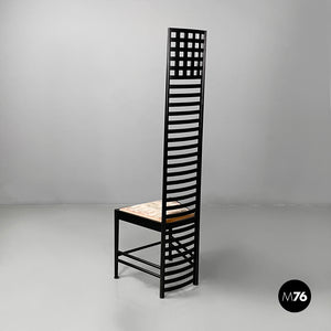 Chairs Hill House by Charles Rennie Mackintosh for Cassina, 1980s