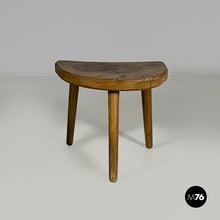 画像をギャラリービューアに読み込む, Table stool in wood, 1950s
