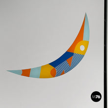 画像をギャラリービューアに読み込む, Floor mirror with geometric decoration, 1980s
