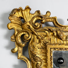 Load image into Gallery viewer, Wall mirror with gold wood, 1930s
