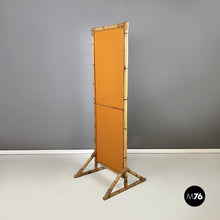 Carica l&#39;immagine nel visualizzatore di Gallery, Freestanding full-lenght rattan mirror, 1960s
