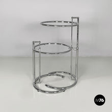将图片加载到图库查看器，Coffe tables in steel and glass, 1980s
