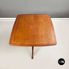 Carica l&#39;immagine nel visualizzatore di Gallery, Coffee table in wood and brass, 1960s
