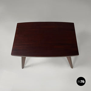 Coffe table in dark wood, 1960s