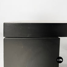 将图片加载到图库查看器，Coffe table in black wood, 1980s
